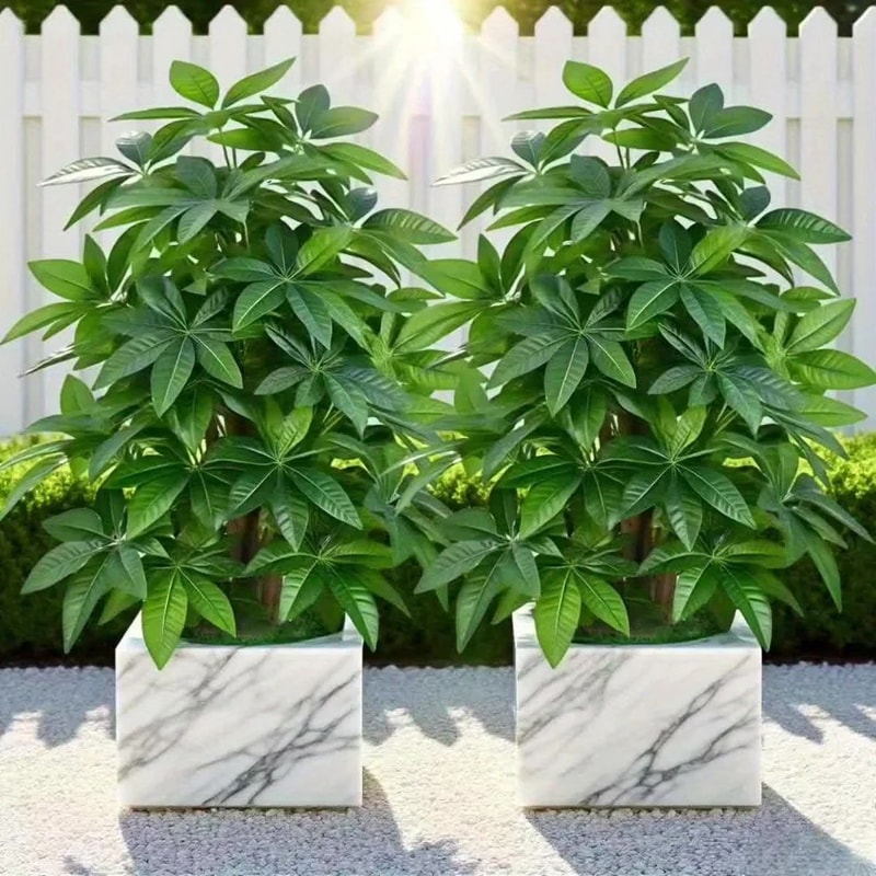 Large Artificial Money Tree Palm Decor 7