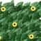 Artificial Ivy Fence With Sunflower Privacy Screen 7