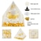 Crystal Energy Pyramid Chakra Healing Decor 9