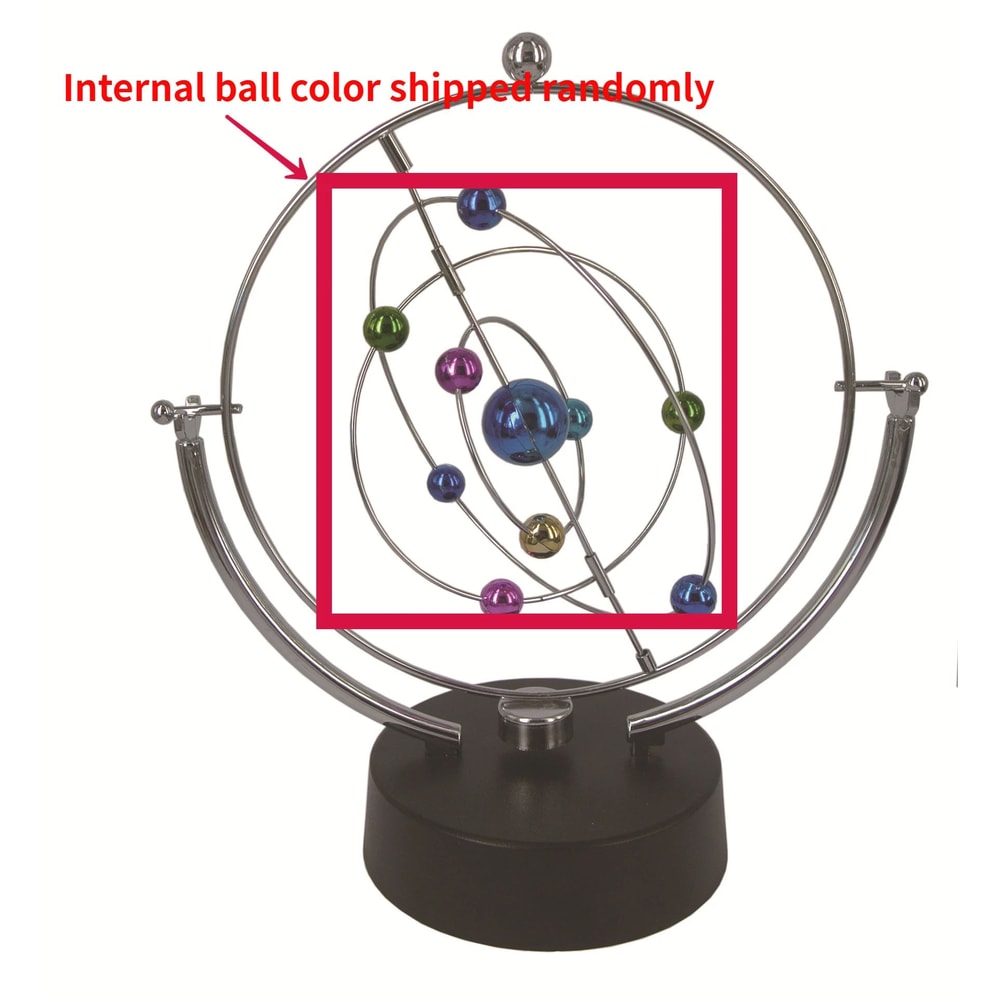 Perpetual Motion Kinetic Globe Desk Decor 4