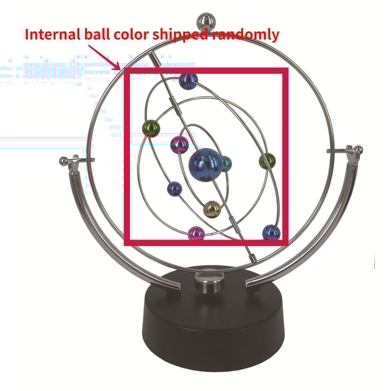 Perpetual Motion Kinetic Globe Desk Decor 4