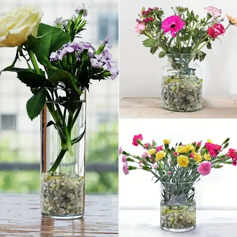 Natural Crystal Pebbles Aquarium Gravel Decor 3