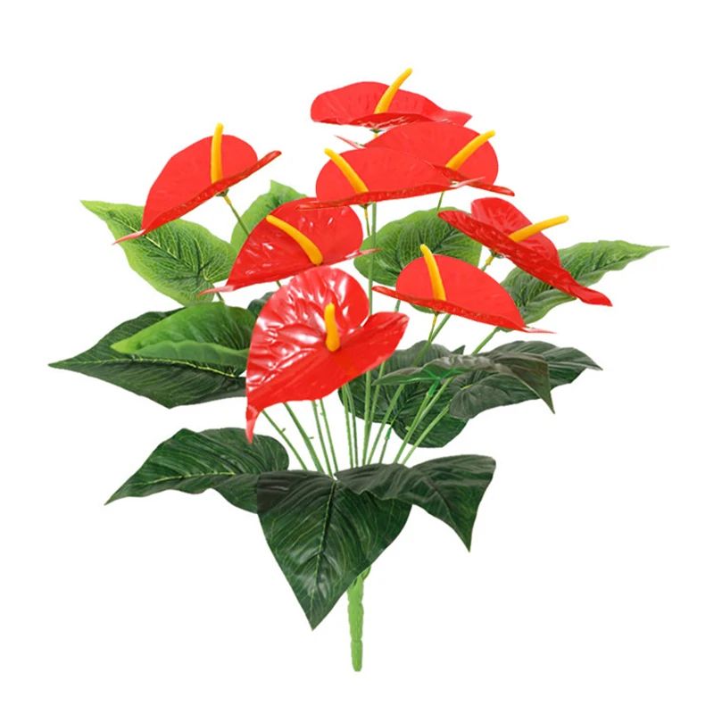 Artificial Monstera Leaf Tropical Decor Plant 8