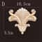 Carved Wood Furniture Applique Decor 12