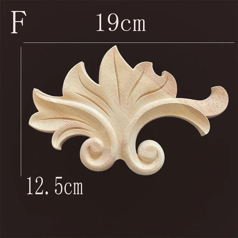 Carved Wood Furniture Applique Decor 15