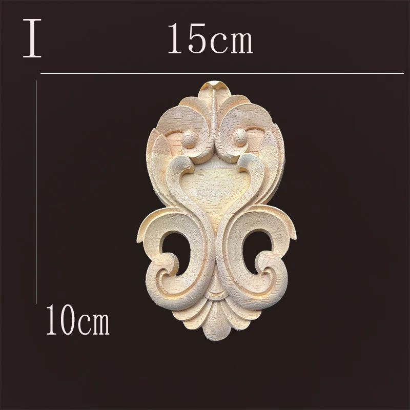 Carved Wood Furniture Applique Decor 18