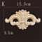 Carved Wood Furniture Applique Decor 20