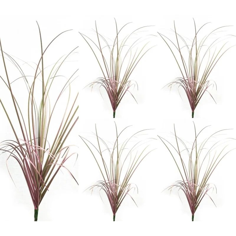 Mini Artificial Grass Bush Landscaping Decor 15