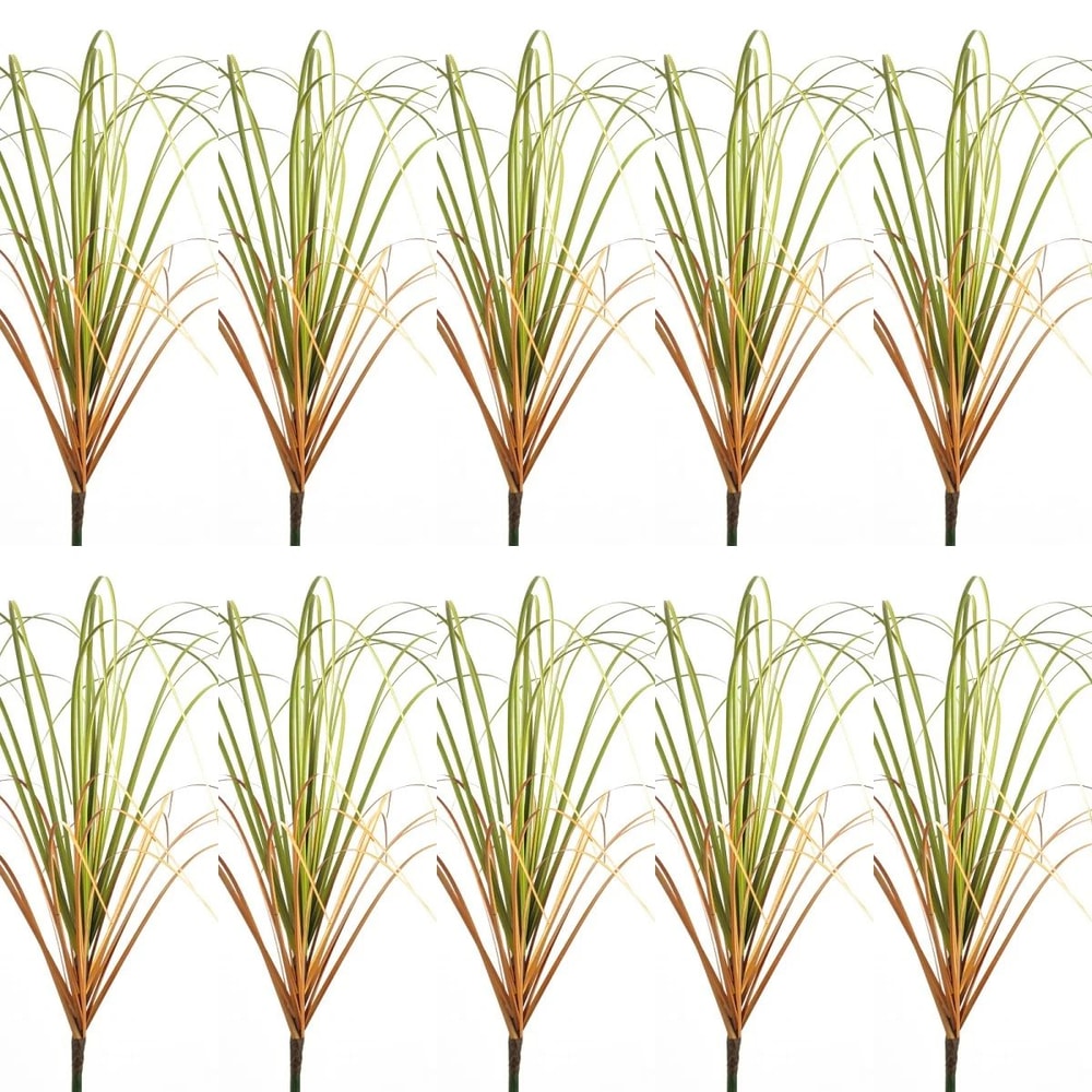 Mini Artificial Grass Bush Landscaping Decor 20