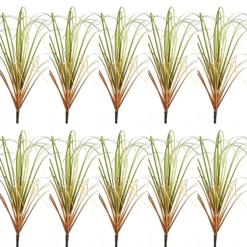 Mini Artificial Grass Bush Landscaping Decor 20