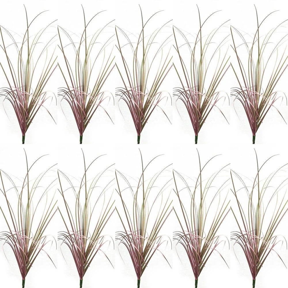 Mini Artificial Grass Bush Landscaping Decor 21