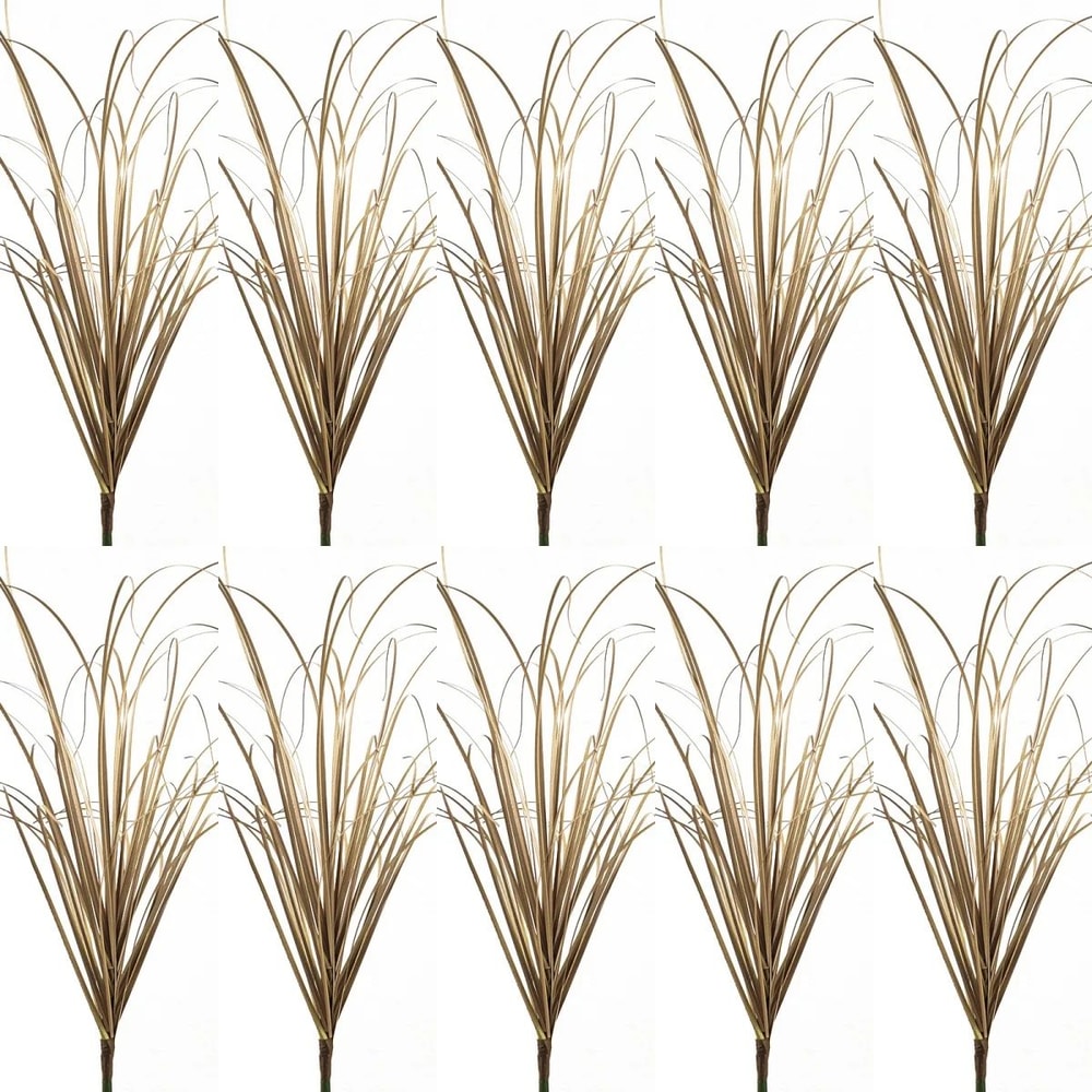 Mini Artificial Grass Bush Landscaping Decor 23