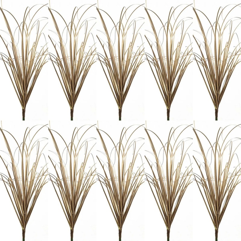 Mini Artificial Grass Bush Landscaping Decor 23