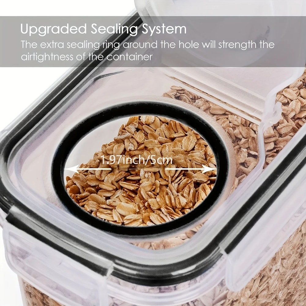 3pcs Airtight Cereal Storage Container Set 5