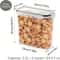 3pcs Airtight Cereal Storage Container Set 6