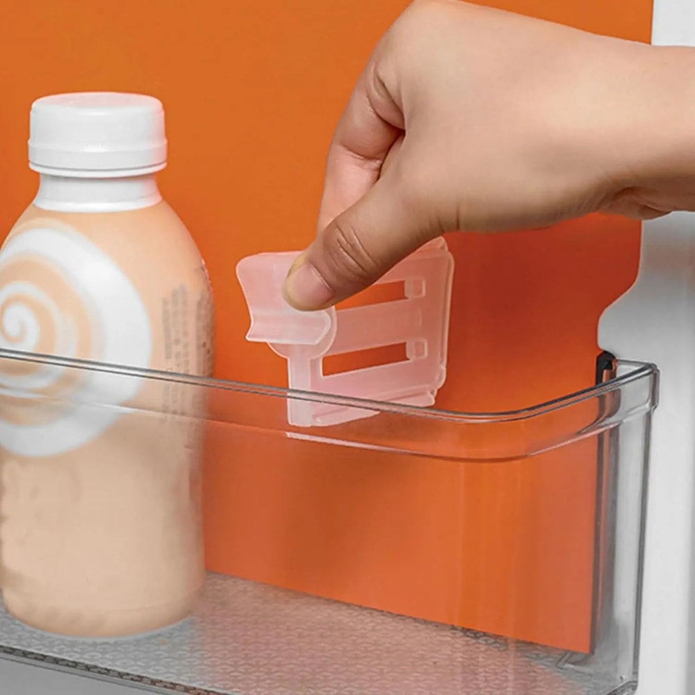 Adjustable Refrigerator Storage Divider Clips Set 9