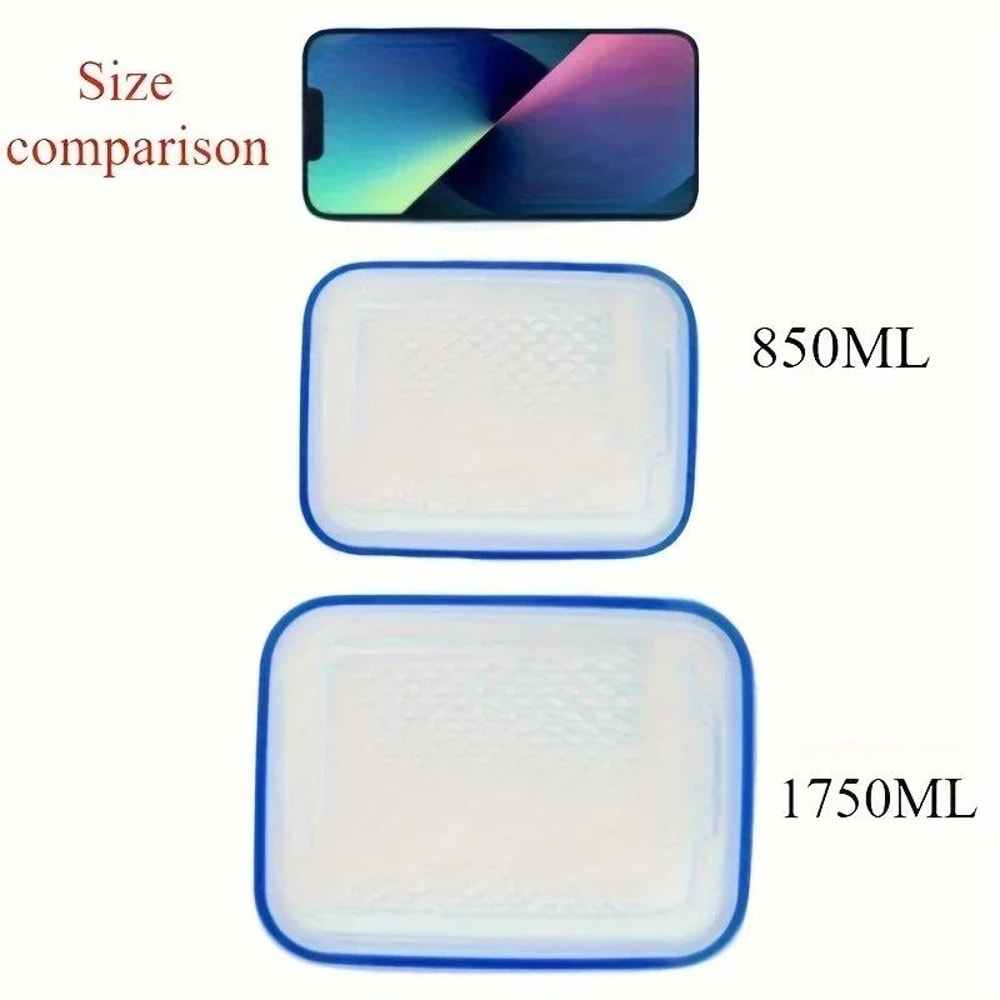 Fridge Food Storage Containers With Strainer Set 5