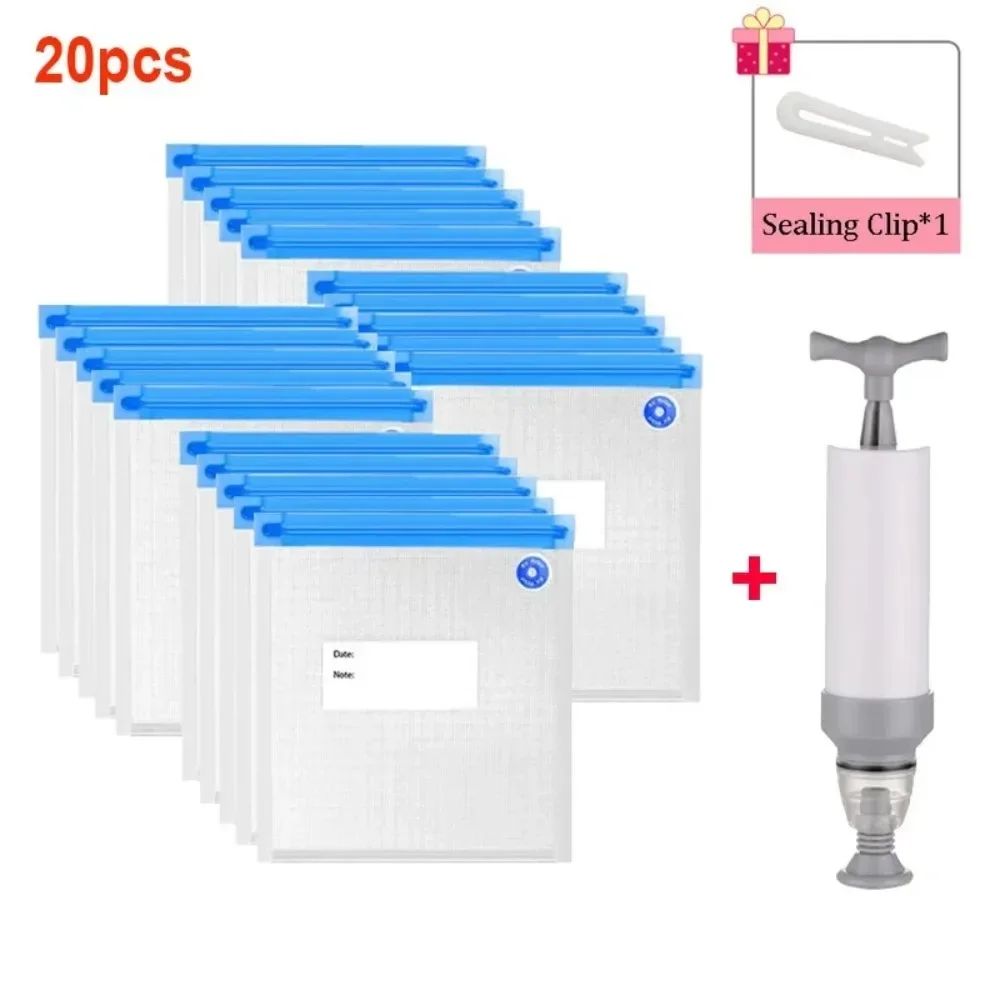 Reusable Vacuum Sealing Food Storage Bags 18