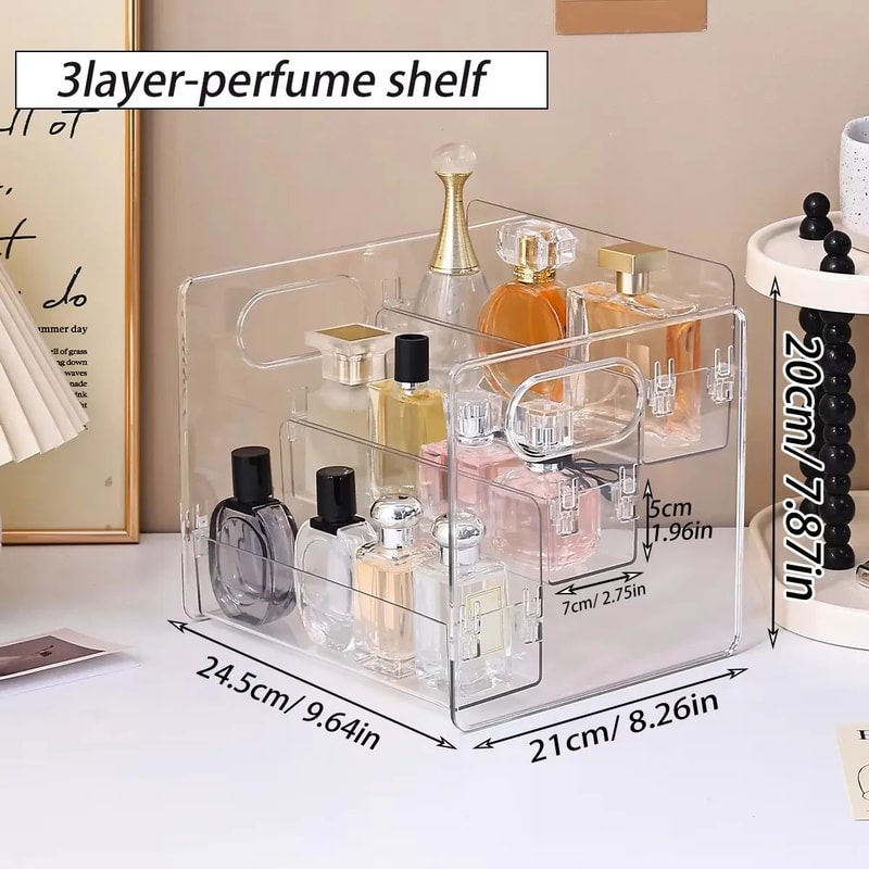 3 Tier Acrylic Perfume Display Organizer 5