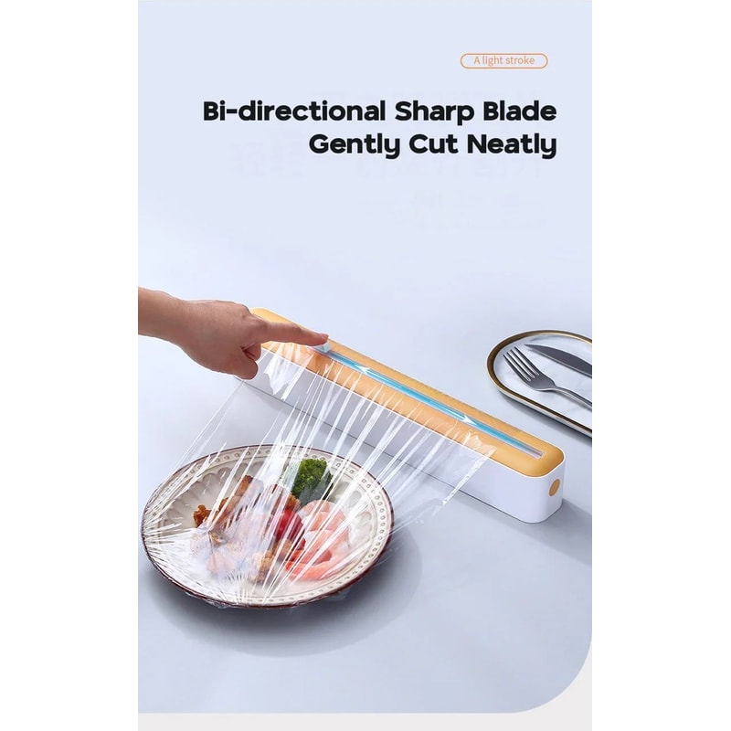 Magnetic Plastic Wrap Dispenser With Cutter 7