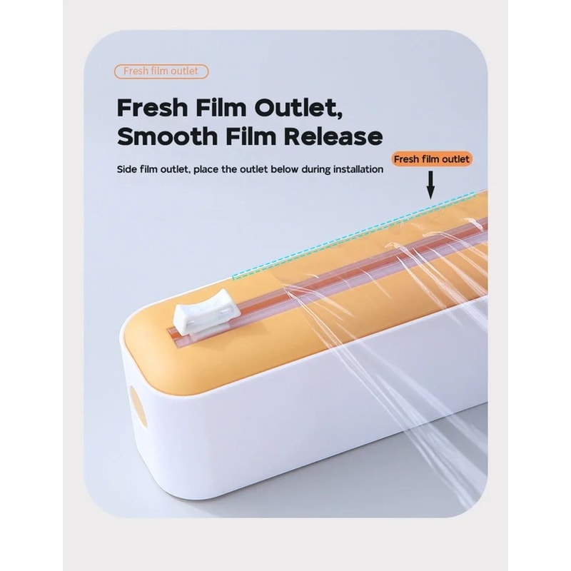 Magnetic Plastic Wrap Dispenser With Cutter 8