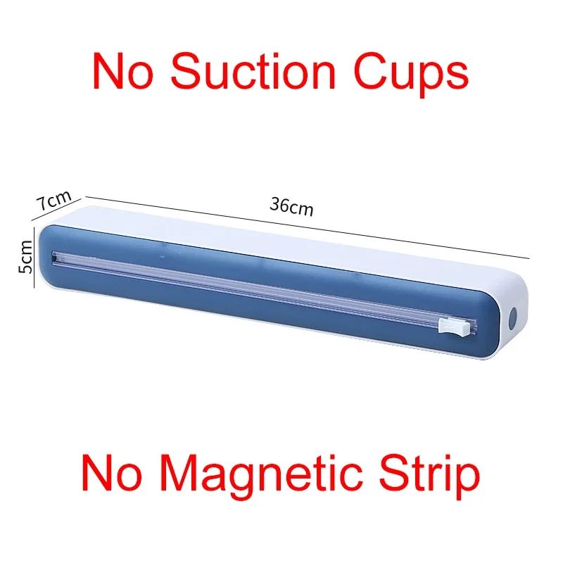 Magnetic Plastic Wrap Dispenser With Cutter 11