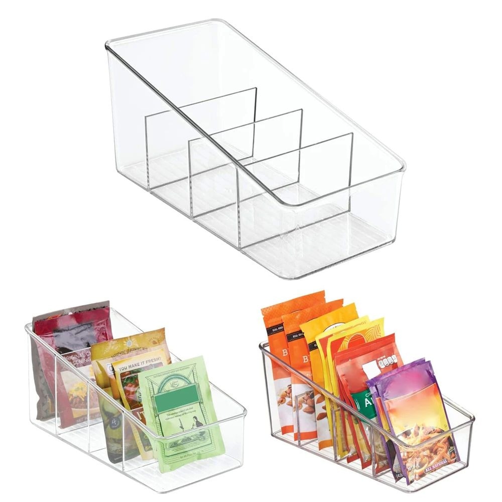 4 Layer Transparent Food Storage Organizer Box 4