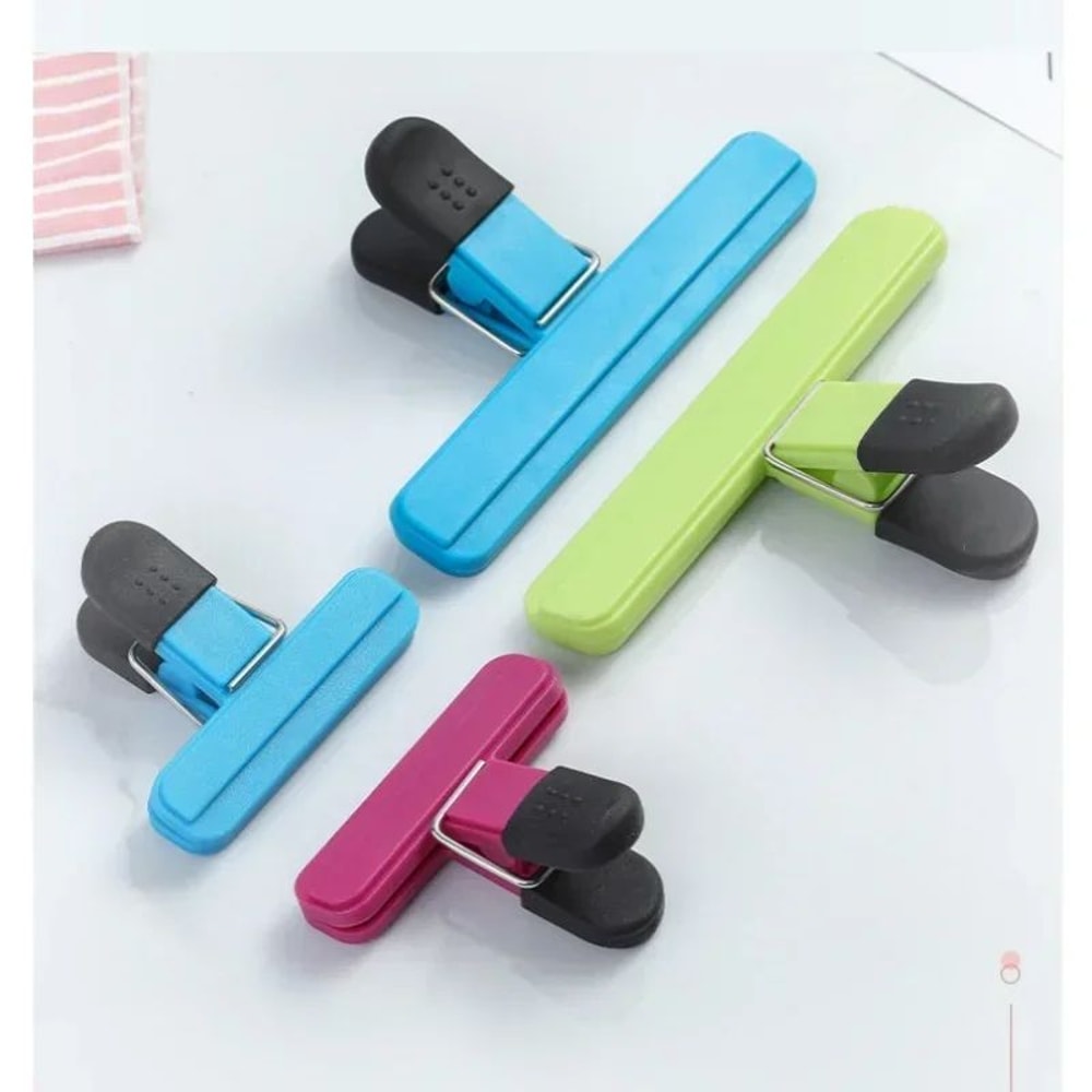 Heavy Duty Reusable Food Bag Clips Set 10