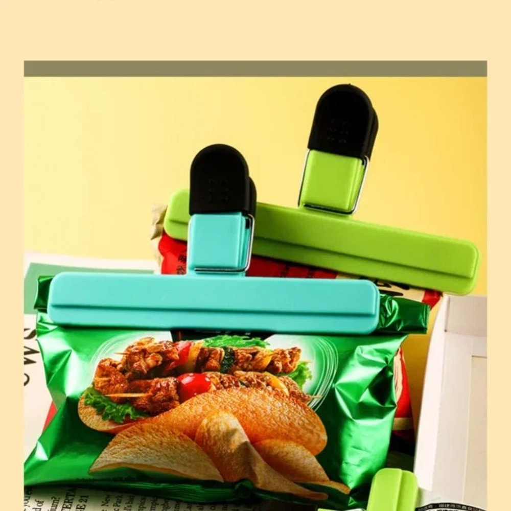 Heavy Duty Reusable Food Bag Clips Set 12