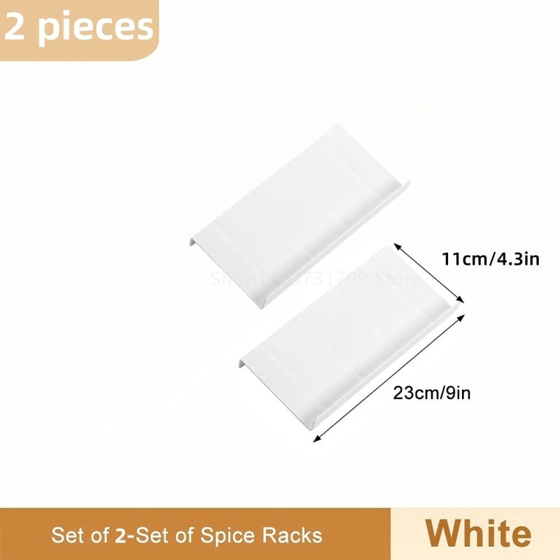 Adjustable 4 Layer Spice Drawer Organizer Rack 8