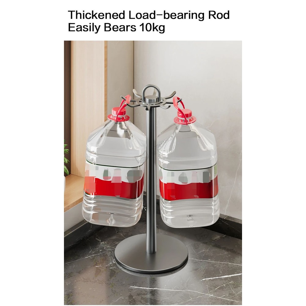 Rotating Kitchen Utensil Holder With 8 Hooks 7