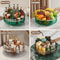 Clear Rotating Pantry Organizer Storage Bin 2