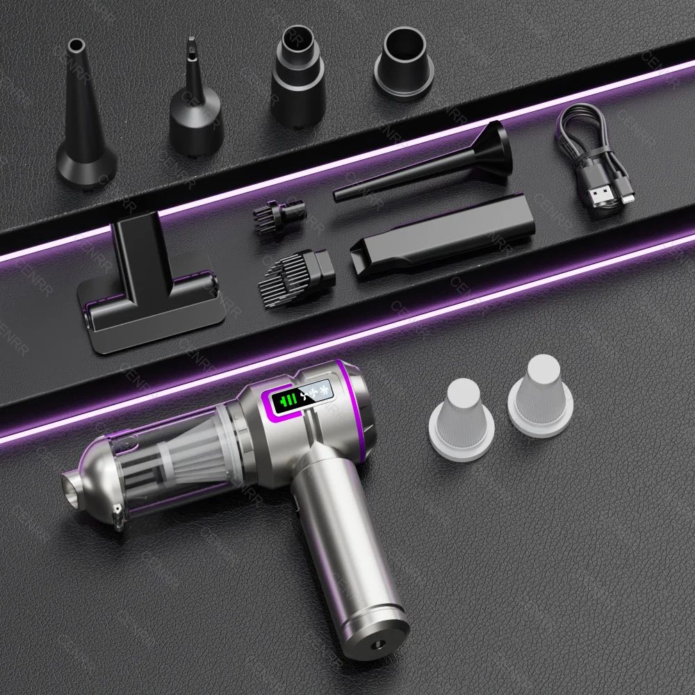 Mini Cordless High Power Car Vacuum Cleaner 7