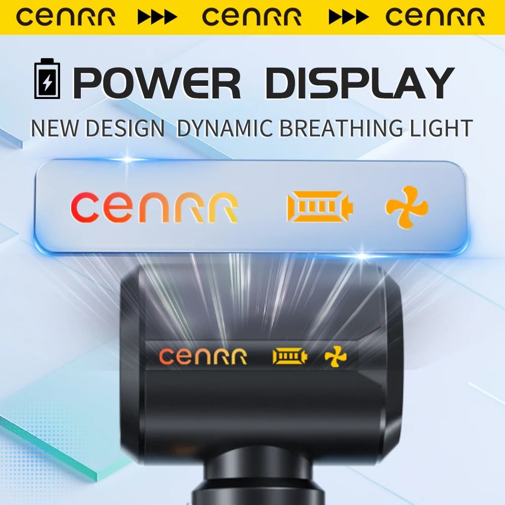 CENRR Cordless Car Vacuum Cleaner With Battery Display 1