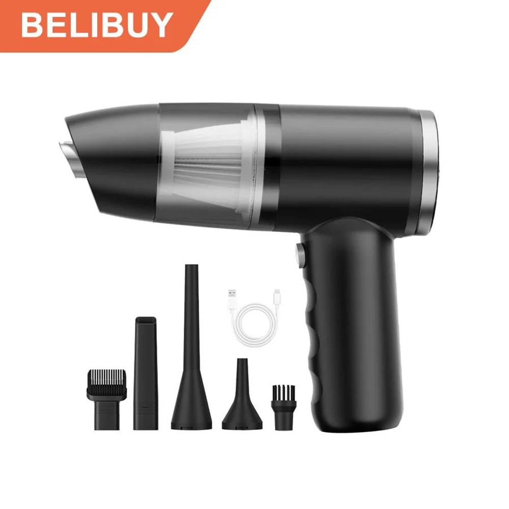 BELIBUY Mini Wireless High Power Car Vacuum Cleaner 7