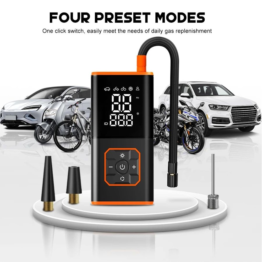 Portable 150 PSI Car Tire Inflator Air Compressor 2