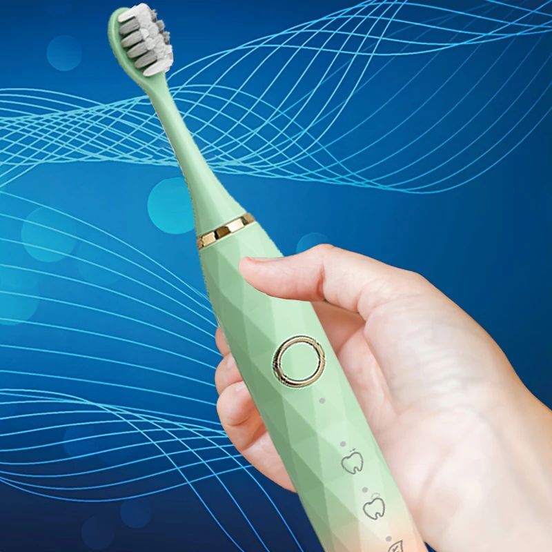 Rechargeable Electric Toothbrush With 10 Brush Heads 8