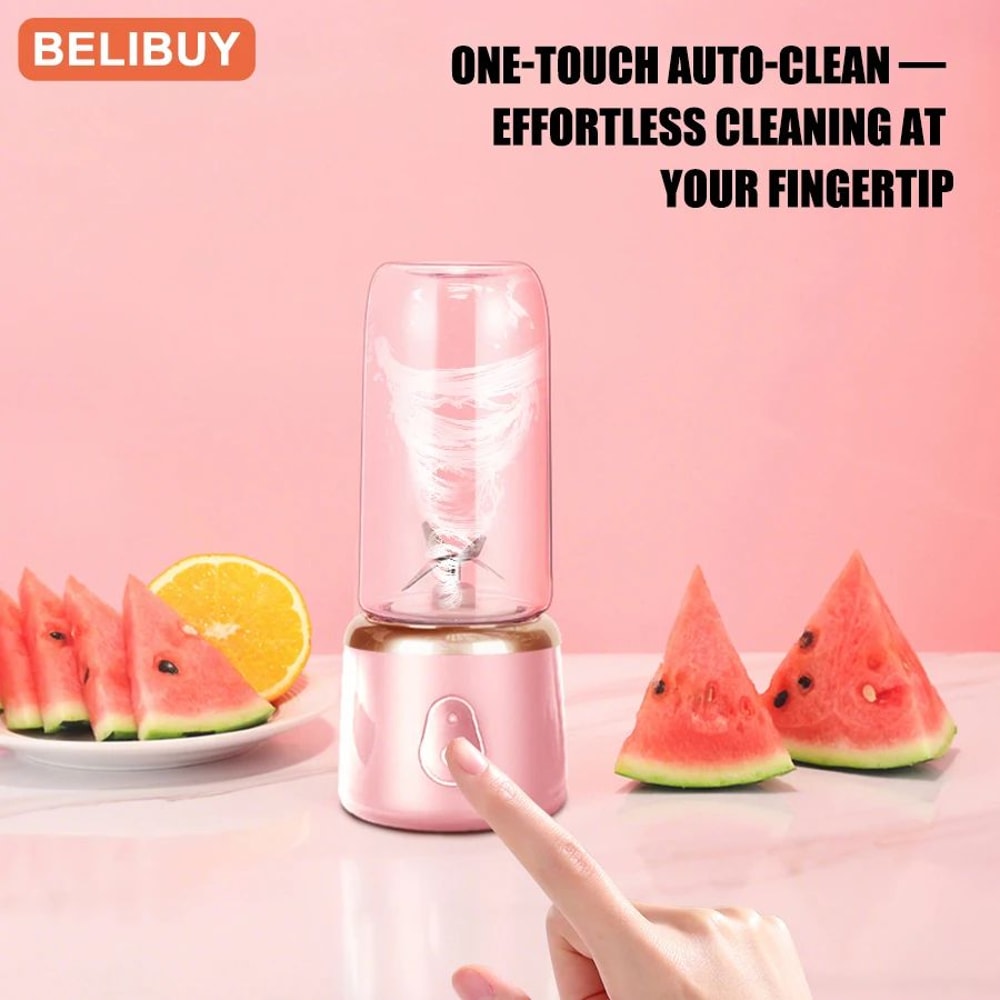 Portable USB Electric Juicer Blender 400ml 8