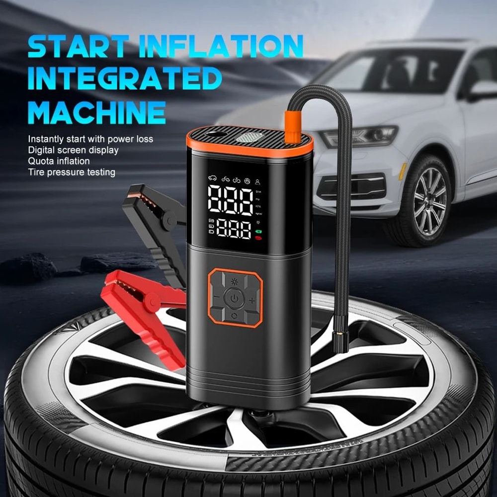 Portable Car Tire Inflator Air Pump 5