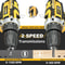20V Cordless Electric Power Drill Tool Kit 4