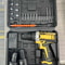 20V Cordless Electric Power Drill Tool Kit 8