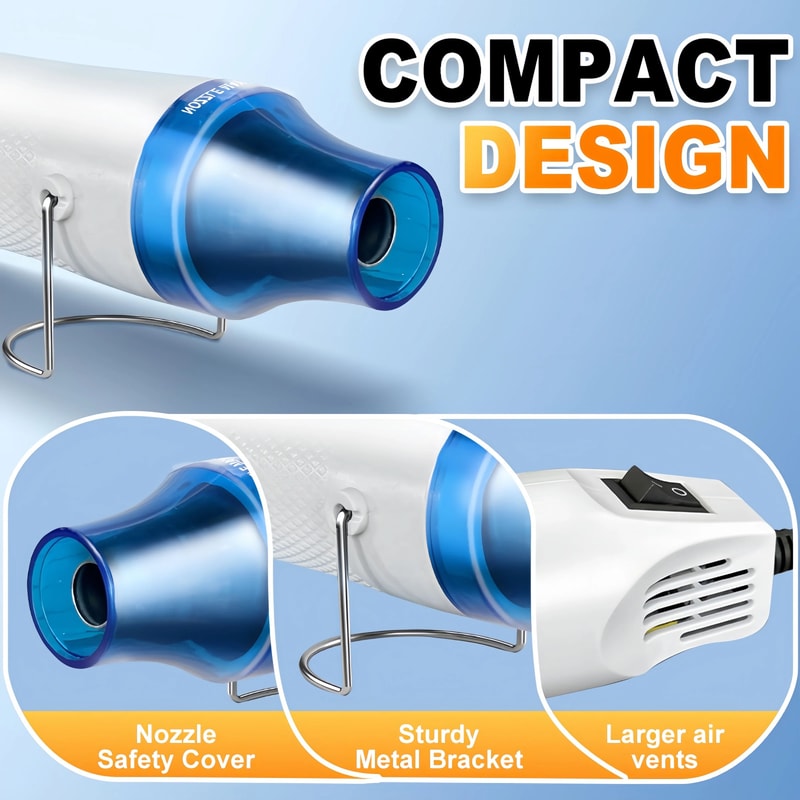 300W Mini Electric Heat Gun For DIY Crafts 7