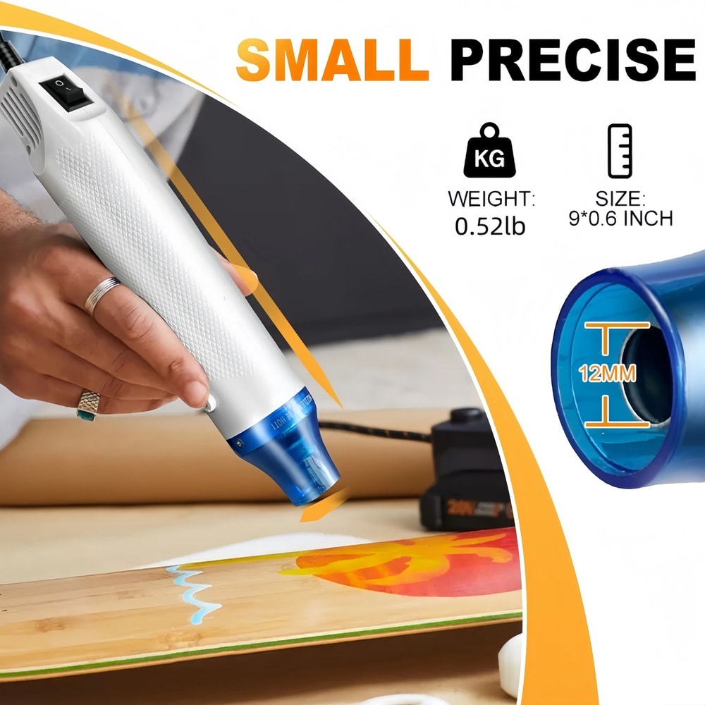 300W Mini Electric Heat Gun For DIY Crafts 8