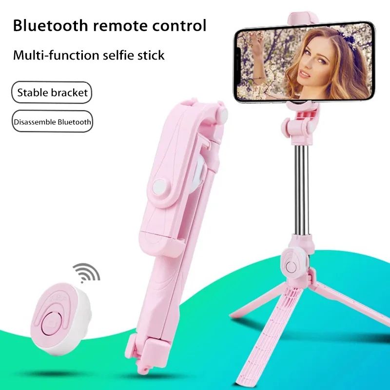 Wireless Selfie Stick Tripod With Remote Portable Phone Stand 0