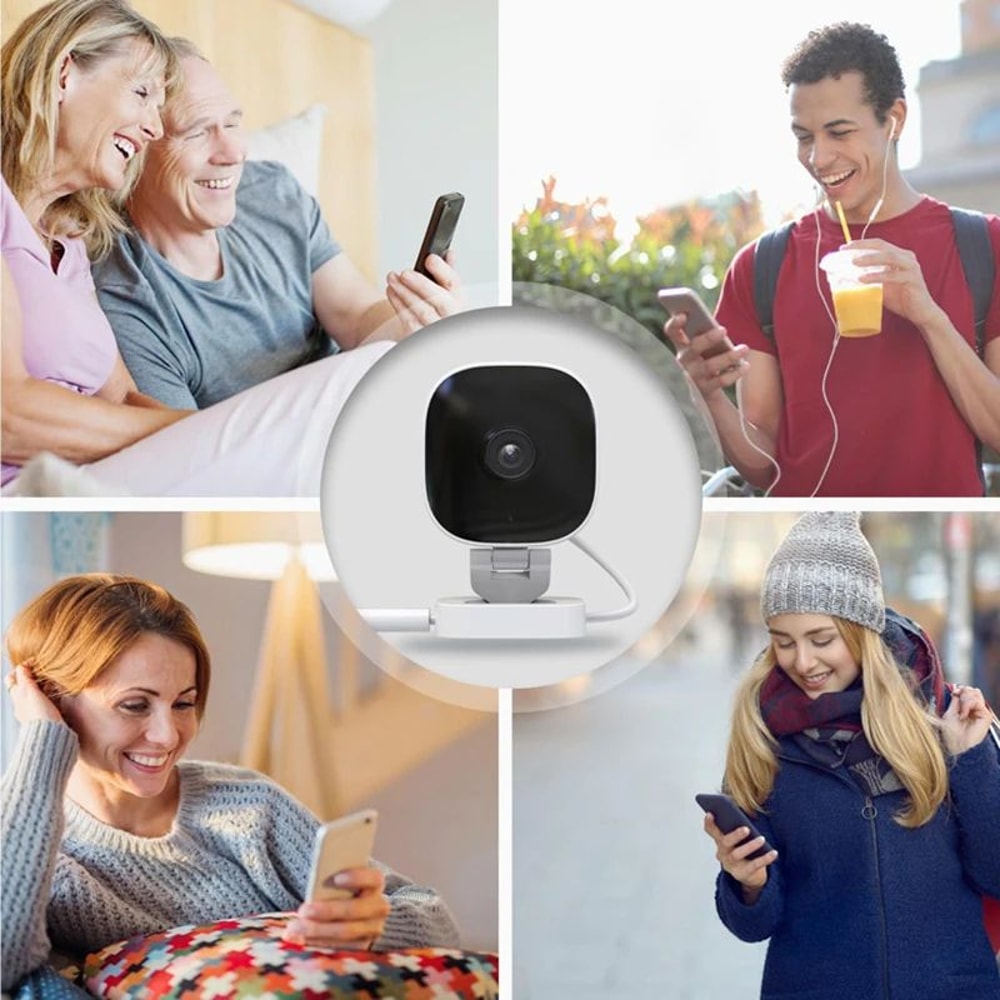 Mini 4K WiFi Security Camera Night Vision Waterproof Two Way Audio 10