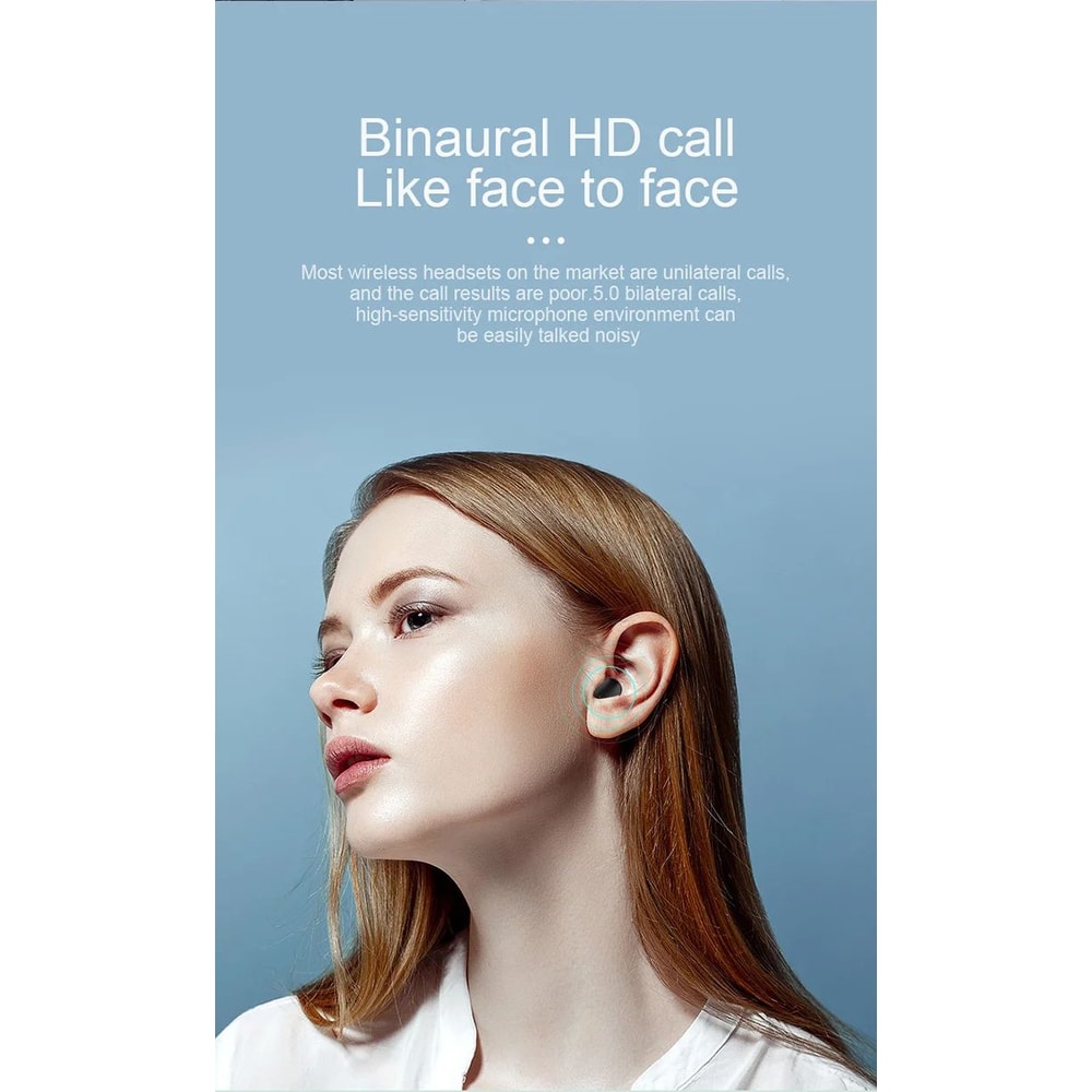 Mini TWS A6S Wireless Earbuds Bluetooth Touch Control Headphones 6