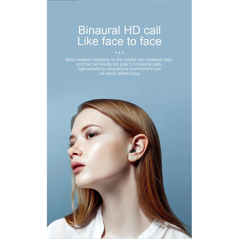 Mini TWS A6S Wireless Earbuds Bluetooth Touch Control Headphones 6