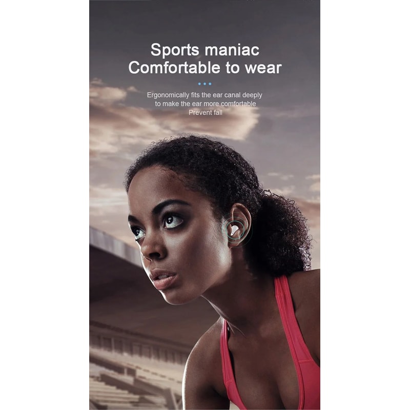 Mini TWS A6S Wireless Earbuds Bluetooth Touch Control Headphones 7