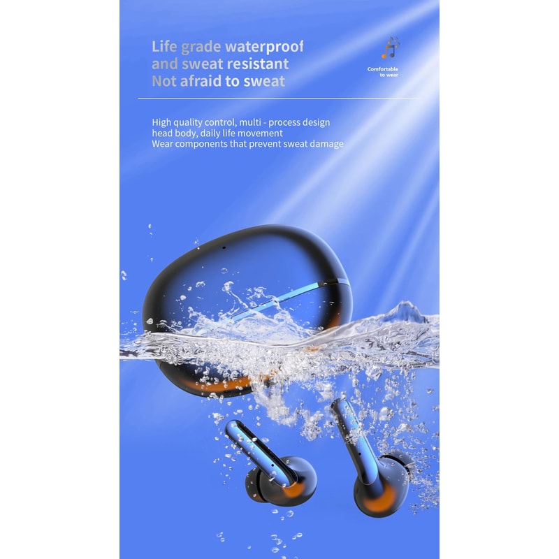 Air7 BT53 Wireless Earbuds HiFi Stereo Gaming Sports TWS 9