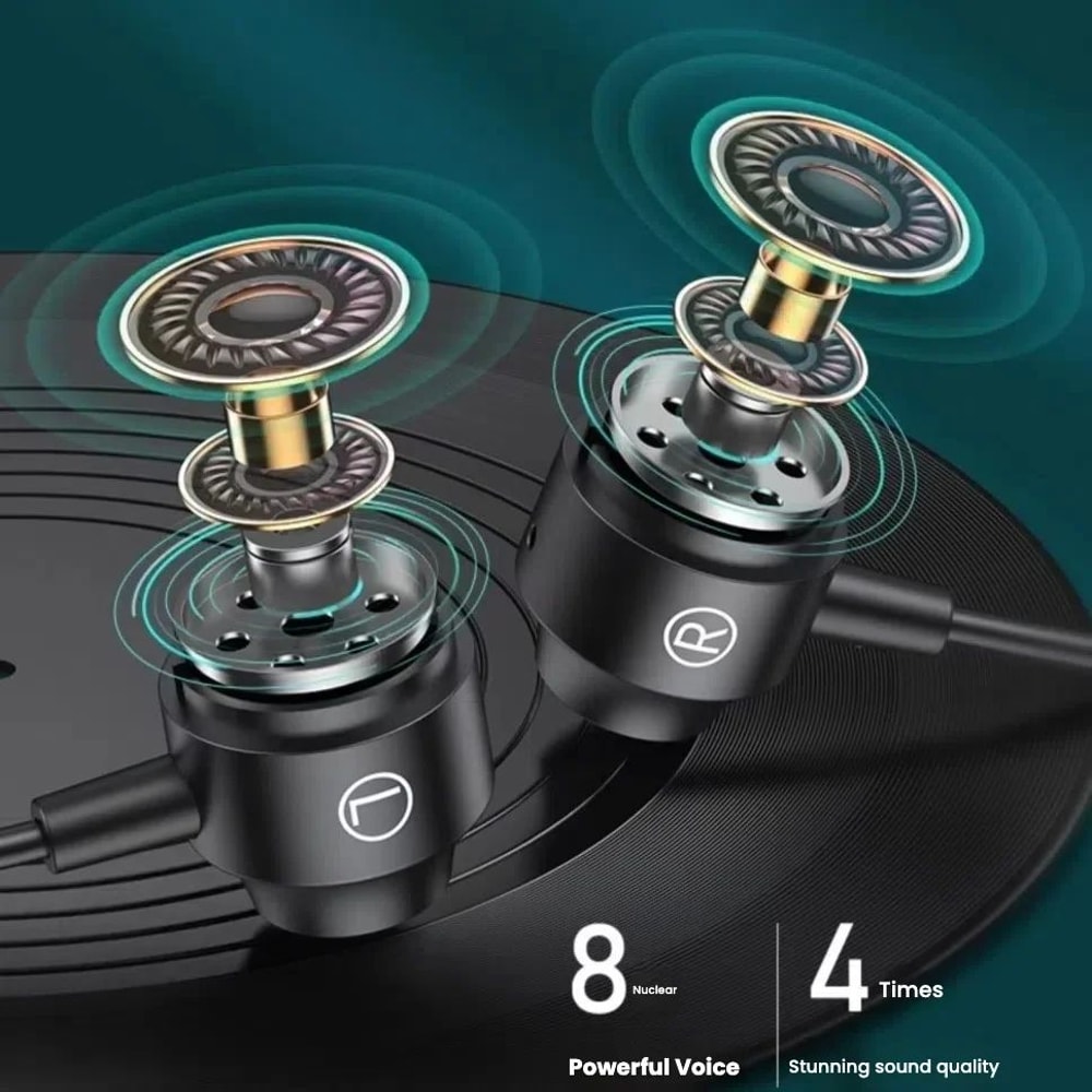 Premium Type C Wired Earbuds Digital Chip HiFi Headphones 6